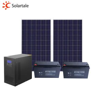 Sistema de energía solar fuera de la red de 20KW