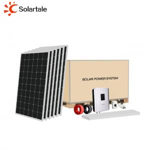 Sistema de energía solar de 6KW en red.