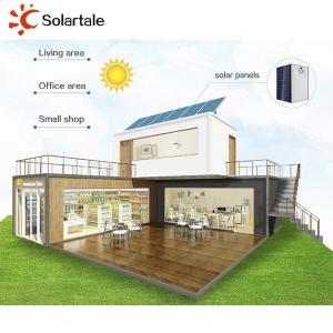Smart Tiny House con sistema de energía solar fuera de la red